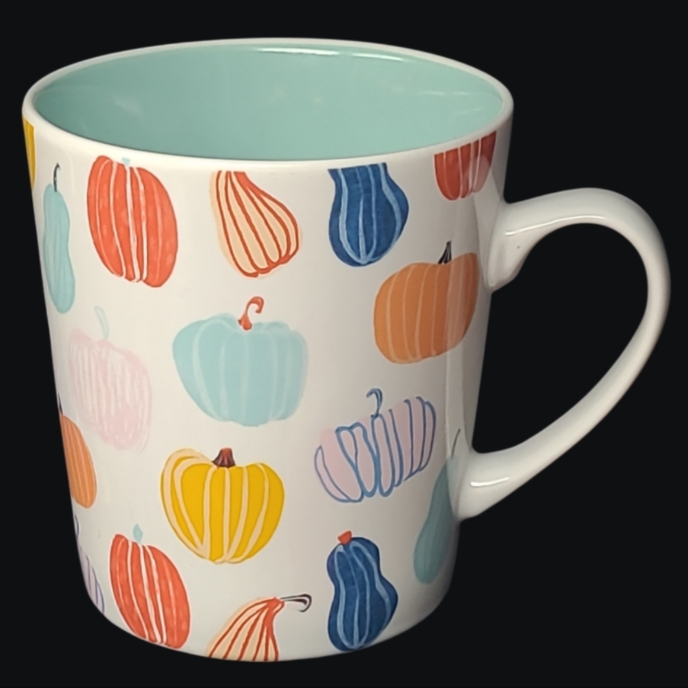 Prima Design-Colorful Whimsical illustrated Pumpkin Mug 20oz